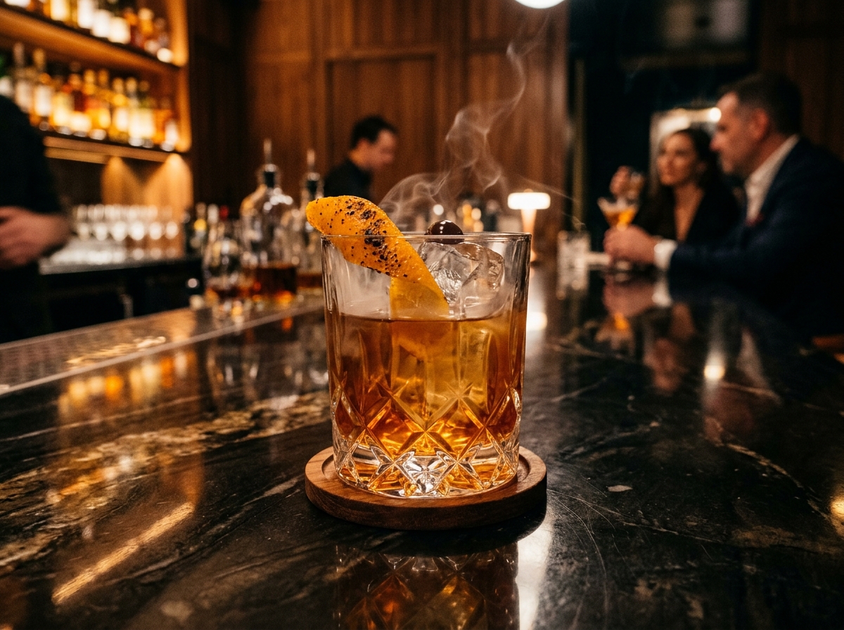 Craft cocktail bar and mixology content